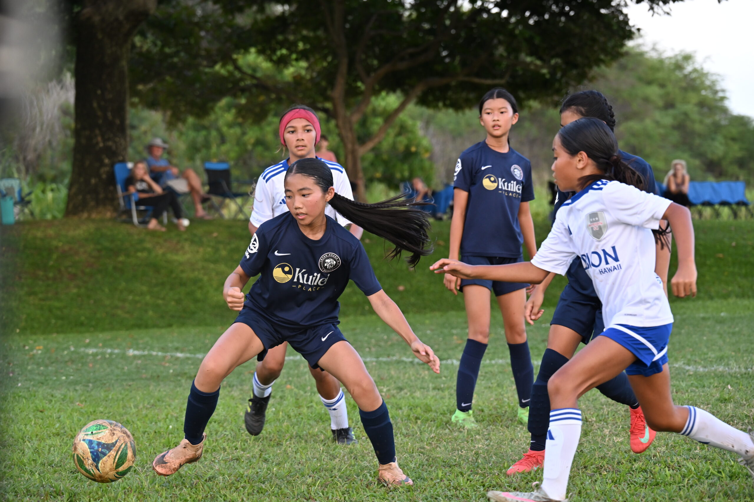 Inter Ohana CF competitive training Kapiʻolani Park Honolulu