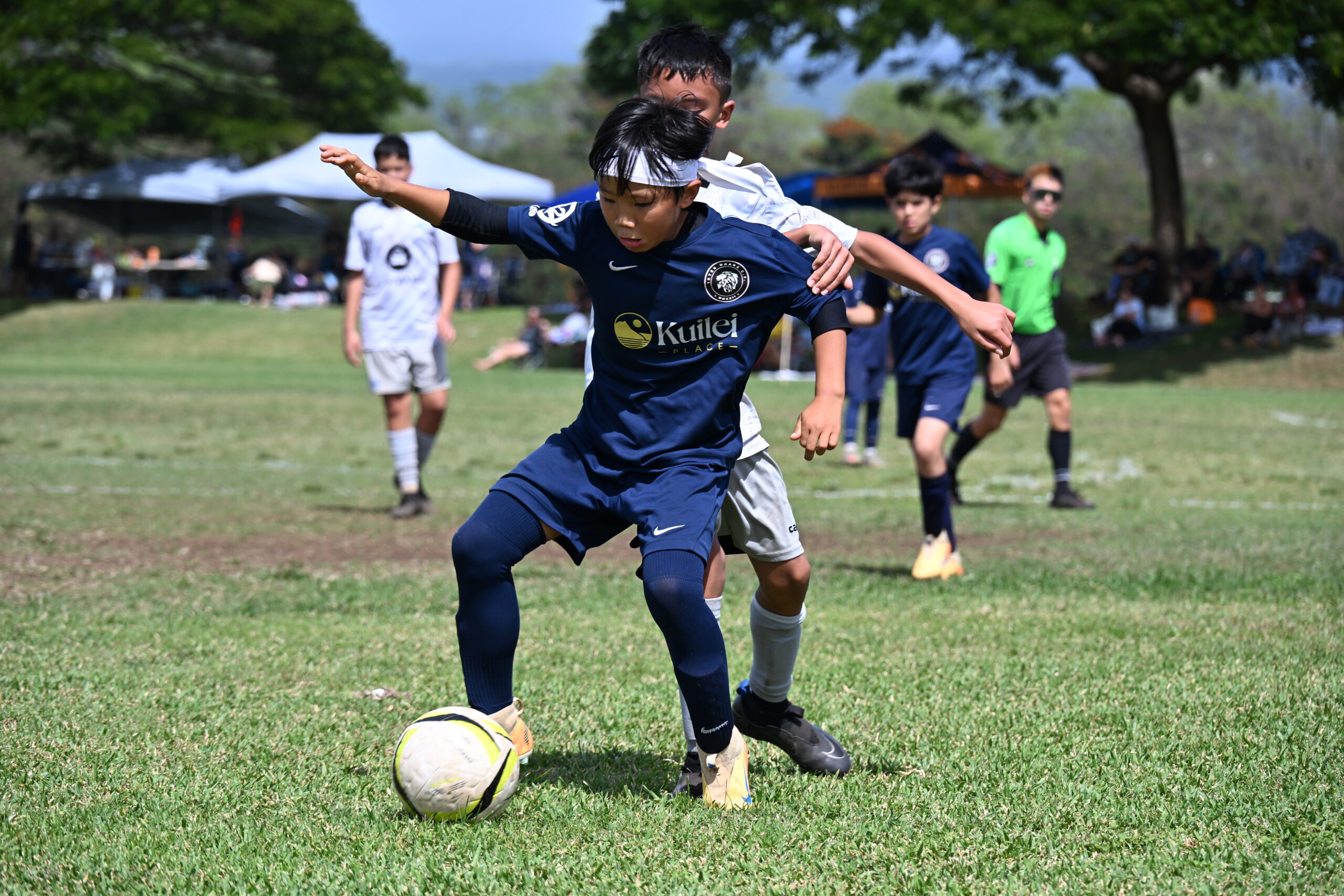 Inter Ohana CF players competing at Kapiʻolani Park Honolulu Hawaiʻi