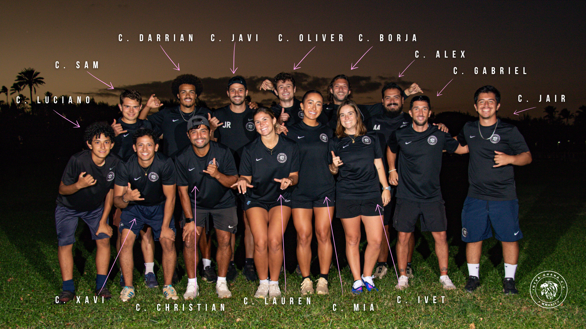 Inter Ohana CF coaching staff Fall 2025–26 season Honolulu Hawaiʻi