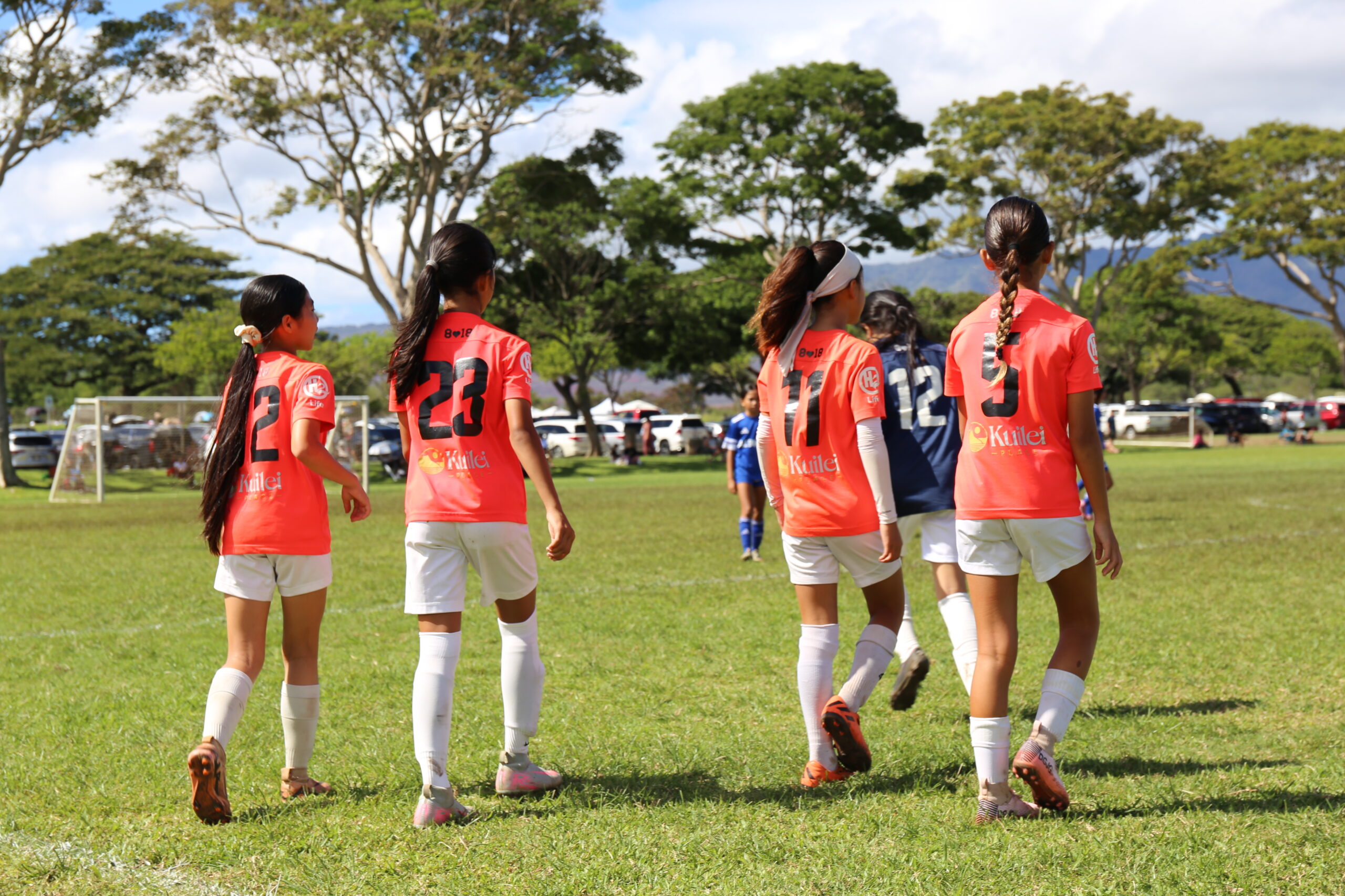 Inter Ohana CF academy training moment in Honolulu Hawaiʻi